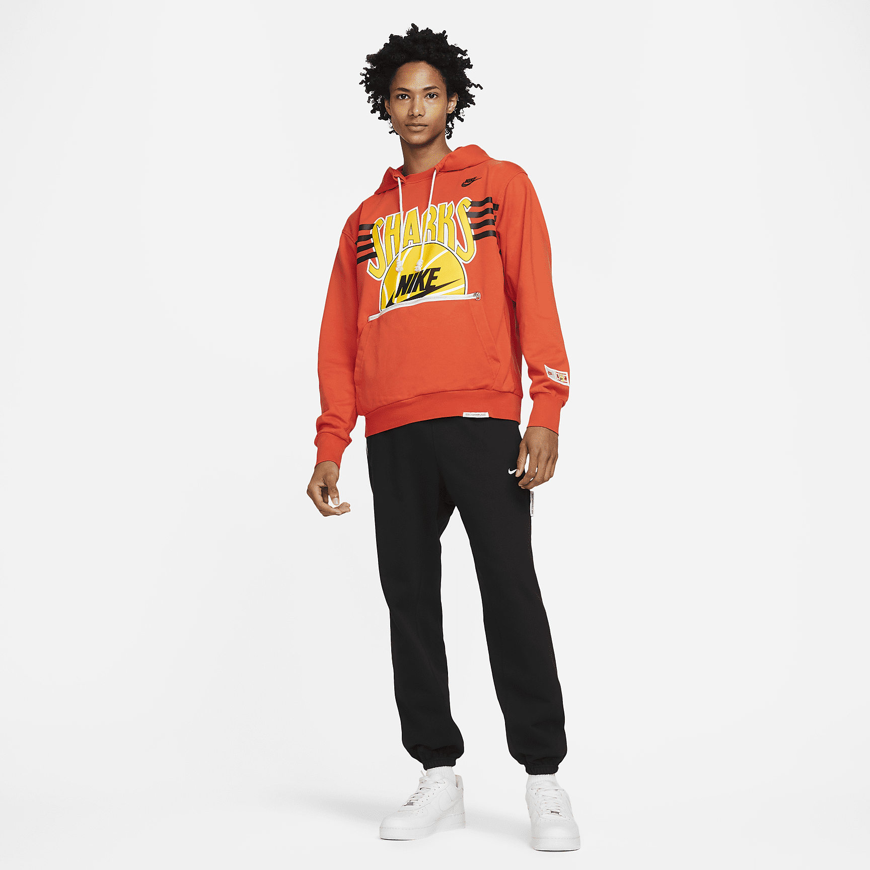 Dri-FIT Standard Issue Vintage Sharks - Men's Basketball Hoodie