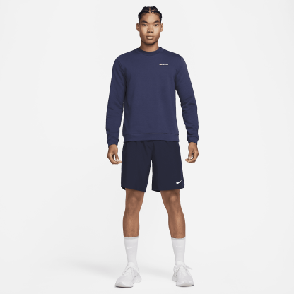 Dri-FIT Track Club - Men's Fleece Long-Sleeve Crew Neck Running Sweatshirt