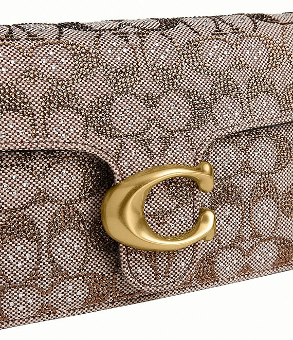 Crystal Signature Jacquard Tabby 26 Shoulder Bag