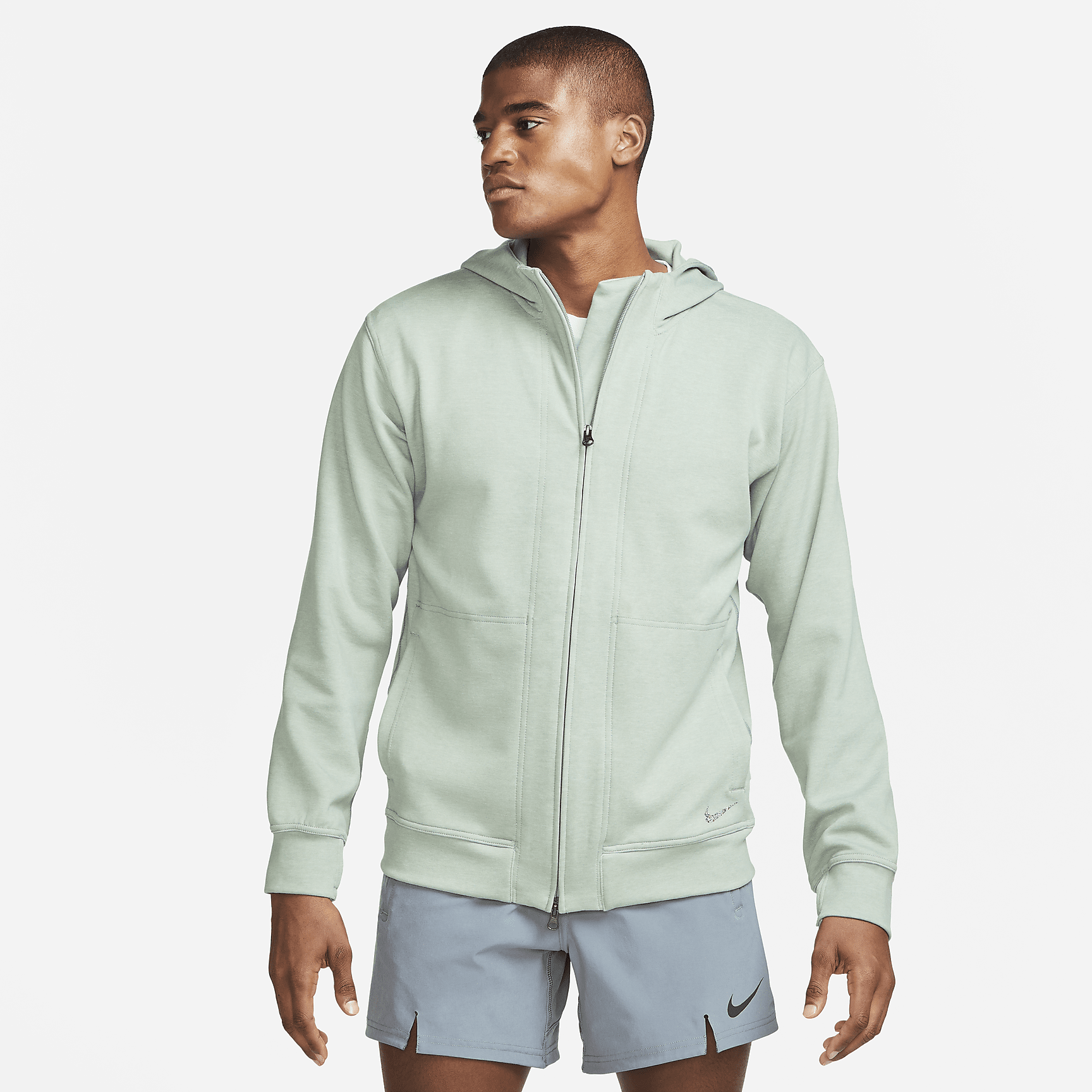 Yoga Dri-FIT - Men's Full-Zip Fleece Hoodie