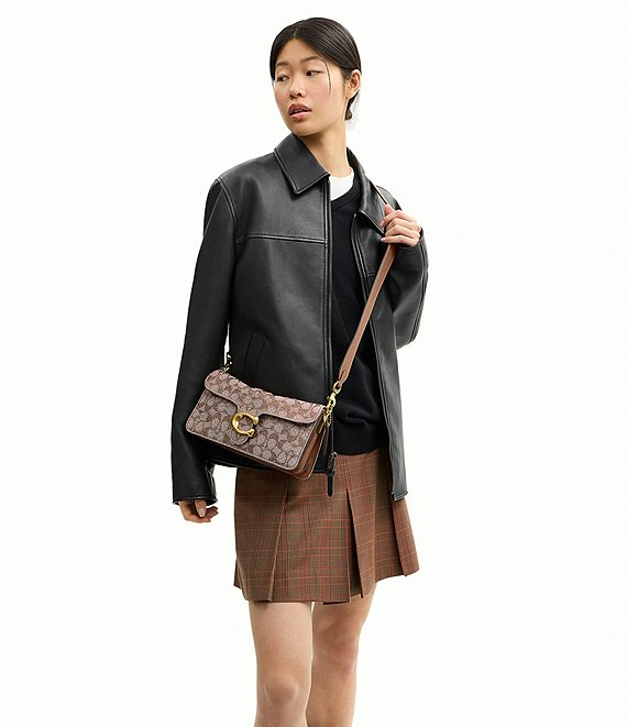 Crystal Signature Jacquard Tabby 26 Shoulder Bag