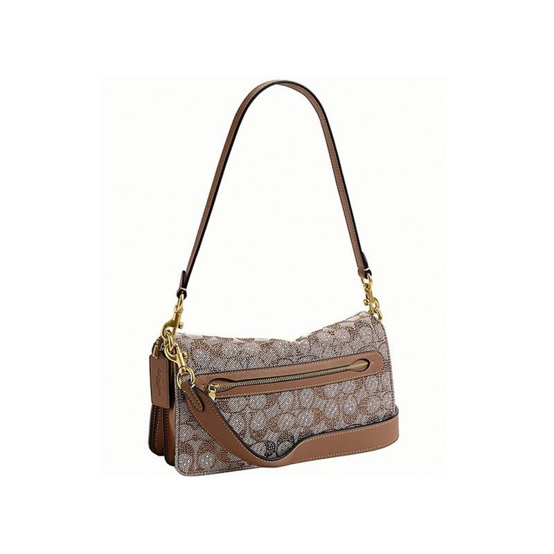 Crystal Signature Jacquard Tabby 26 Shoulder Bag