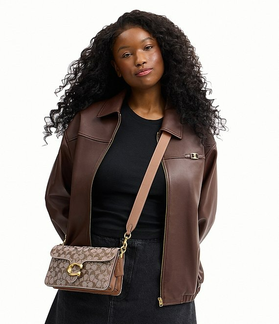Crystal Signature Jacquard Tabby 26 Shoulder Bag