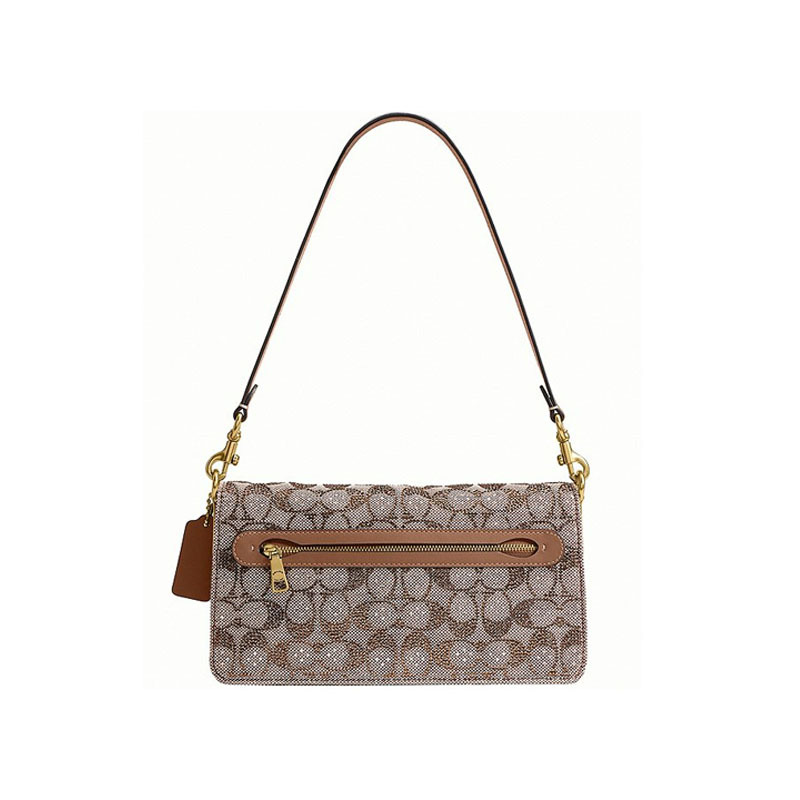 Crystal Signature Jacquard Tabby 26 Shoulder Bag