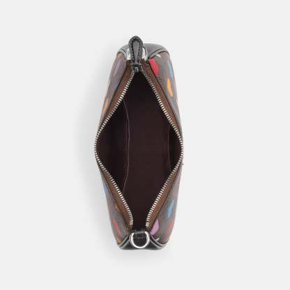 Coathtch  Teri Shoulder Bag In Signature Canvas With Heart Print