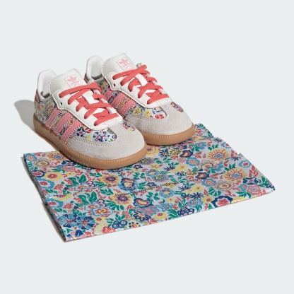 Kids Unisex • Originals SAMBA OG X LIBERTY LONDON CHILDREN'S ELASTIC LACES SHOE