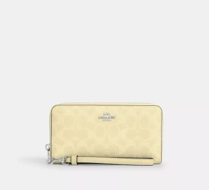 Cothtach Long Zip Around Wallet In Signature Canvas