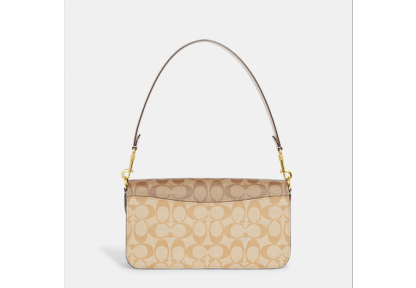 Morgan Shoulder Bag In Blocked Signature Canvas