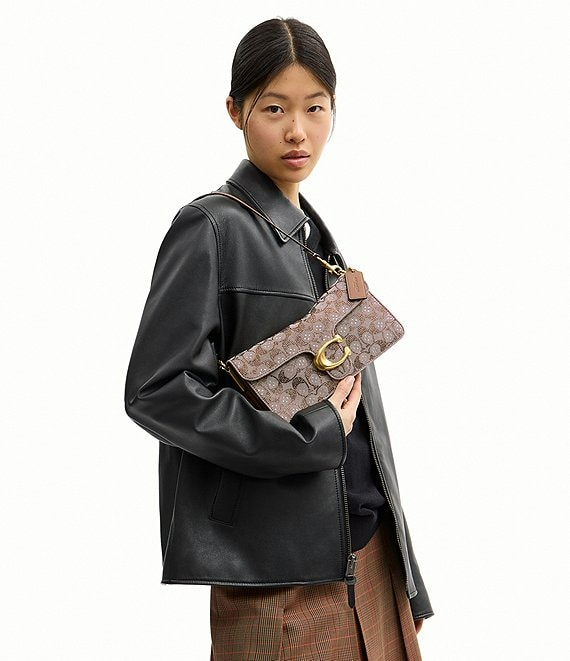 Crystal Signature Jacquard Tabby 26 Shoulder Bag