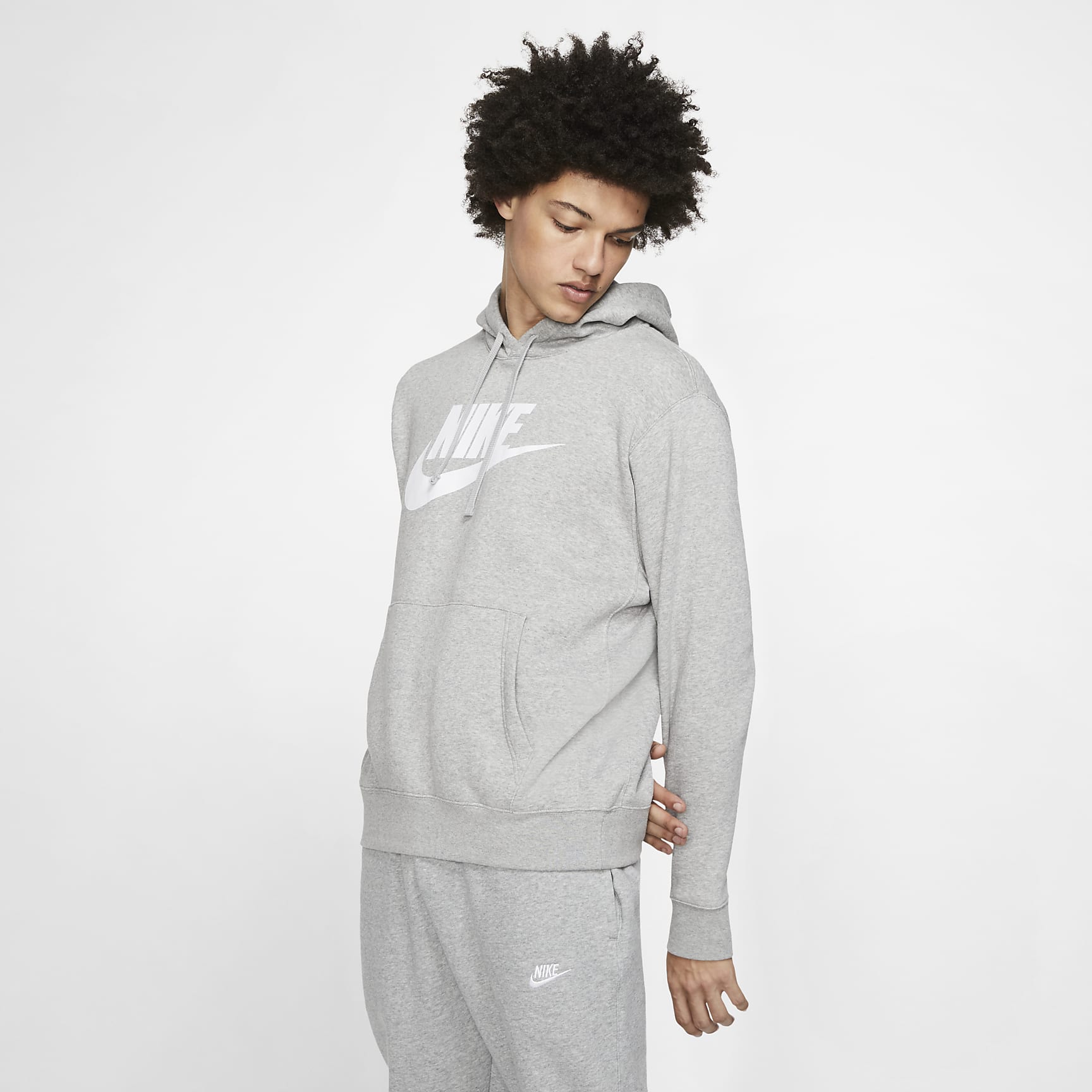 Sportswear Club Fleece - Men's Graphic Pullover Hoodie