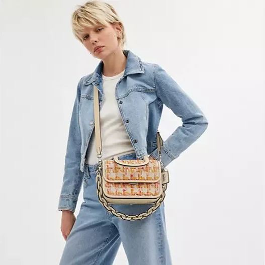 Handle Bag In Tweed
