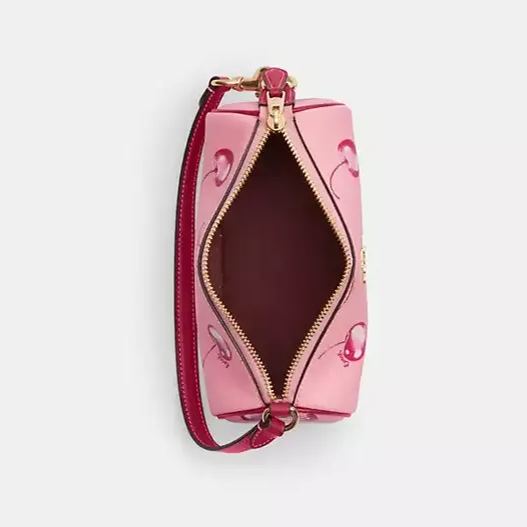 Coathtch  Barrel Bag With Cherry Print