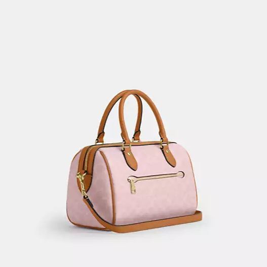 Rowan Satchel Bag In Signature Canvas With Charms