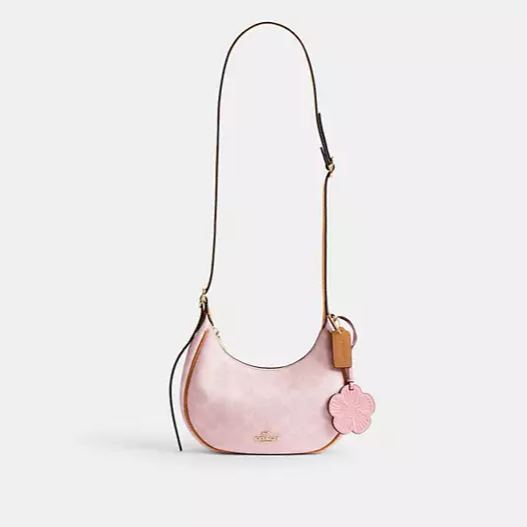 Emily Shoulder Bag In Signature Canvas With Charms