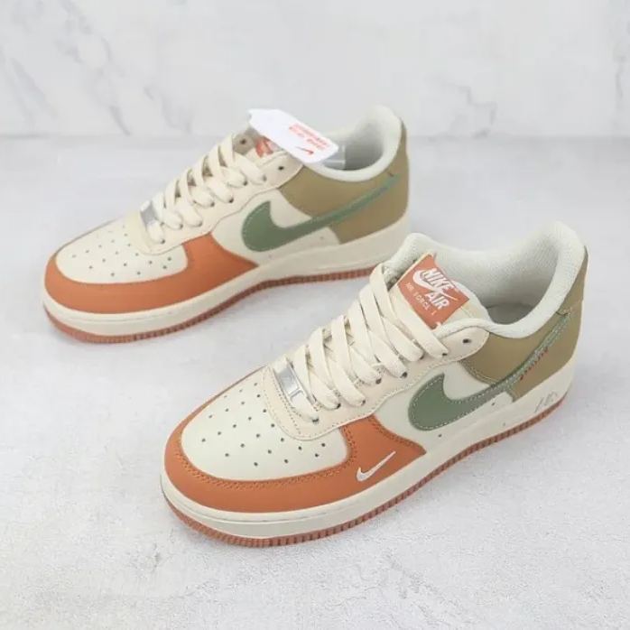 Nithtke Air Force 1 07 Low Green White Orange BS8871-801