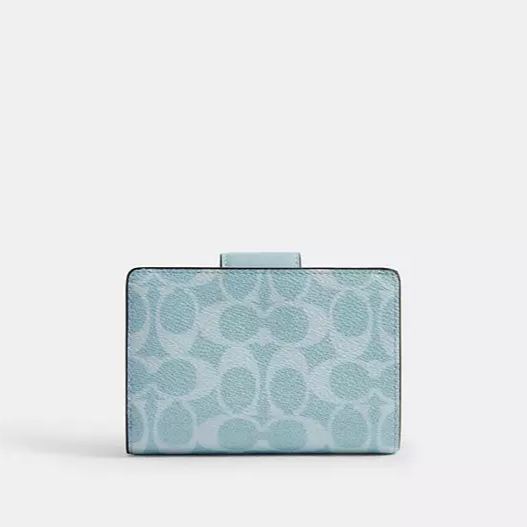 Medium Corner Zip Wallet In Signature Canvas