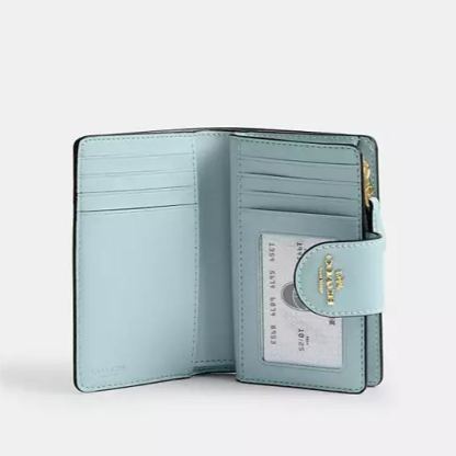 Medium Corner Zip Wallet In Signature Canvas