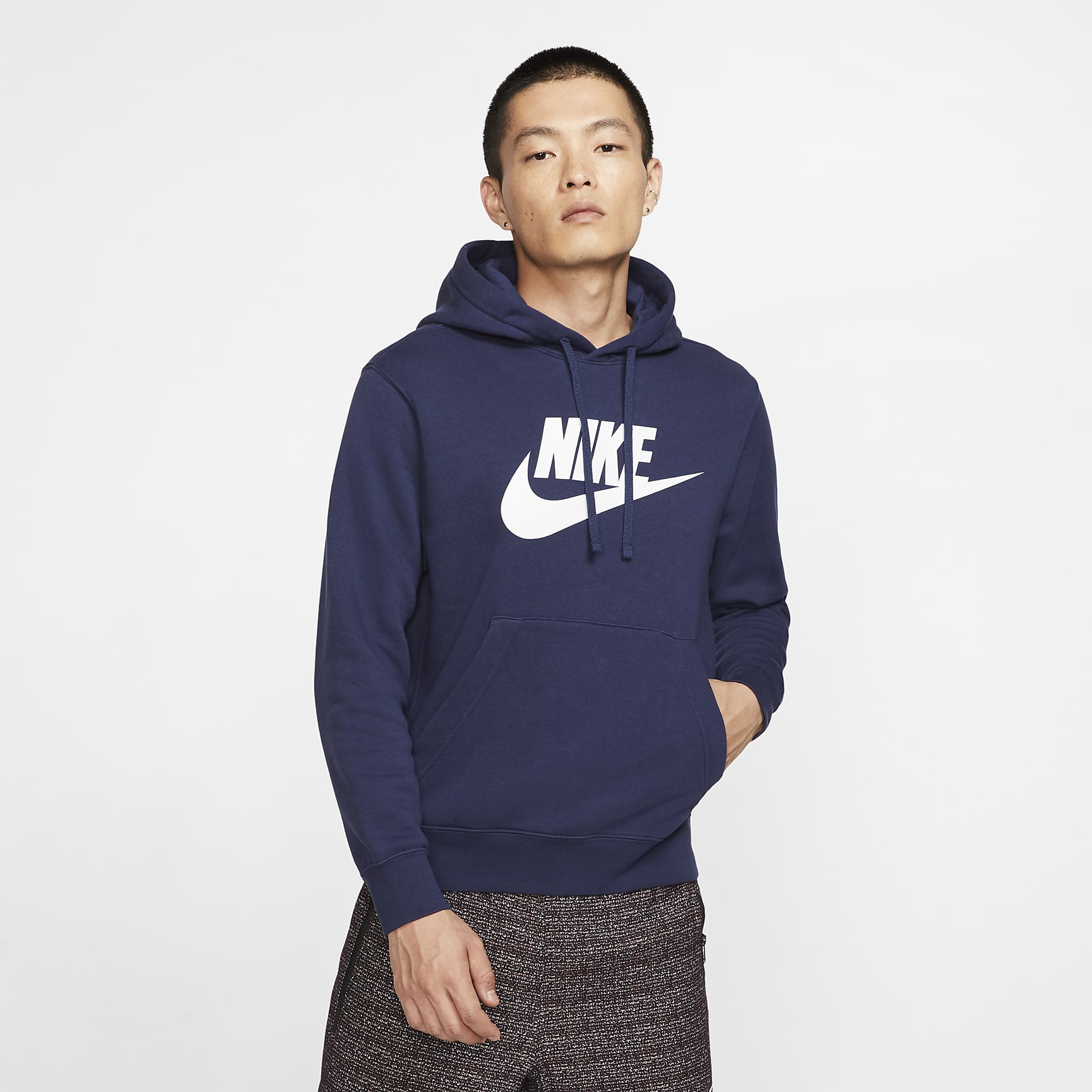 Sportswear Club Fleece - Men's Graphic Pullover Hoodie