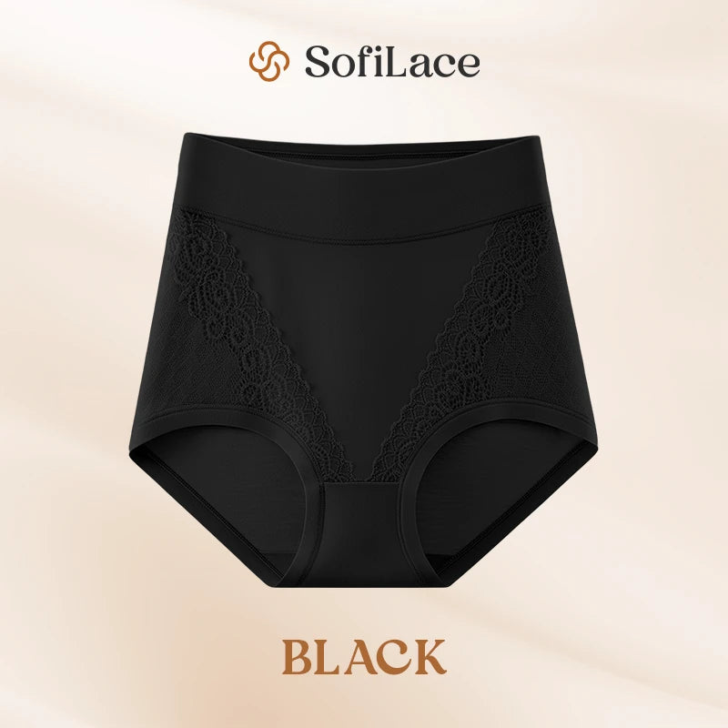 Elegant, Comfortable High-Waist Leakproof Panties for Seniors