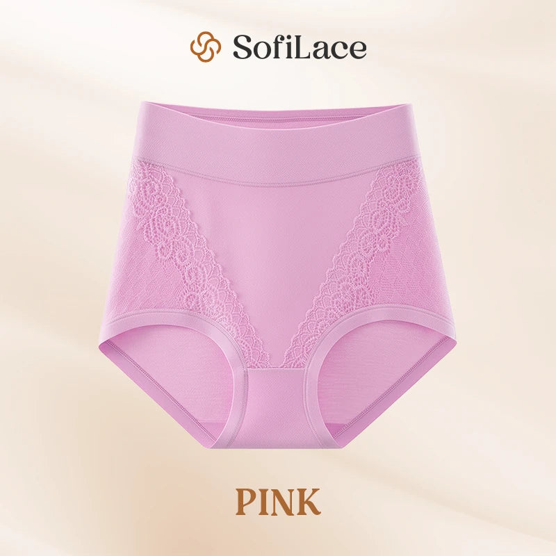 Elegant, Comfortable High-Waist Leakproof Panties for Seniors