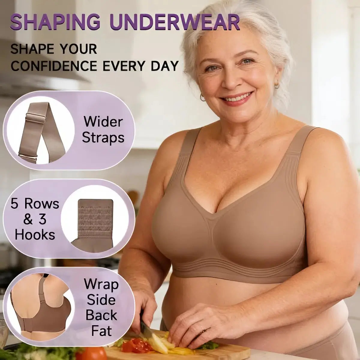 LAST DAY SALE 70% OFF - Super firming Jelly Wirefree Bra