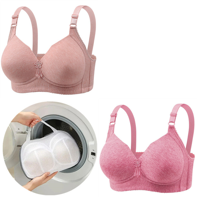 🔥Last Day Get a free sturdy lingerie laundry bag 🔥WIRE FREE COMFORT BREATHABLE Bra