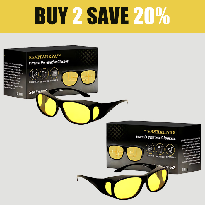 🔥Hot Sale 50% 🔥 REVITAHEPA™ Ultimate Infrared Penetrative Glasses🕶