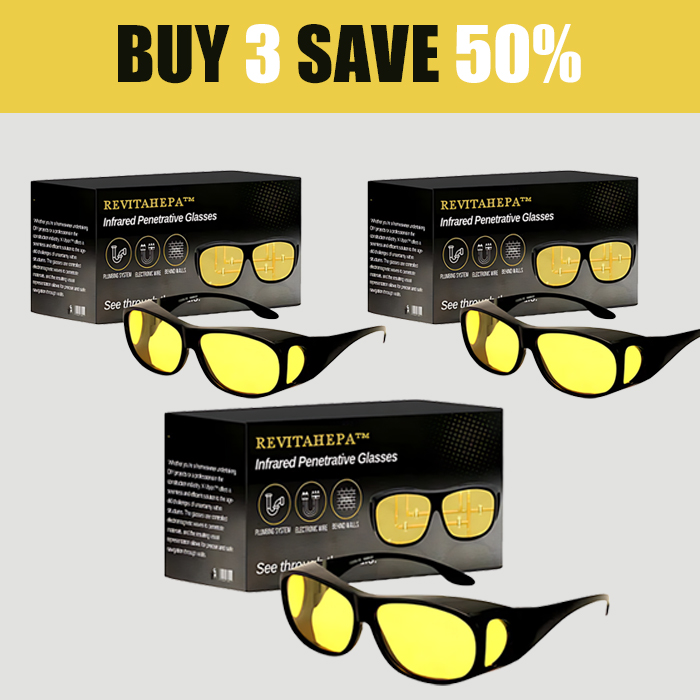 🔥Hot Sale 50% 🔥 REVITAHEPA™ Ultimate Infrared Penetrative Glasses🕶
