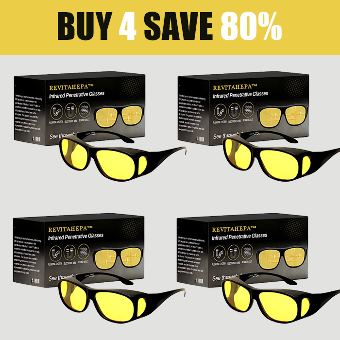 🔥Hot Sale 50% 🔥 REVITAHEPA™ Ultimate Infrared Penetrative Glasses🕶