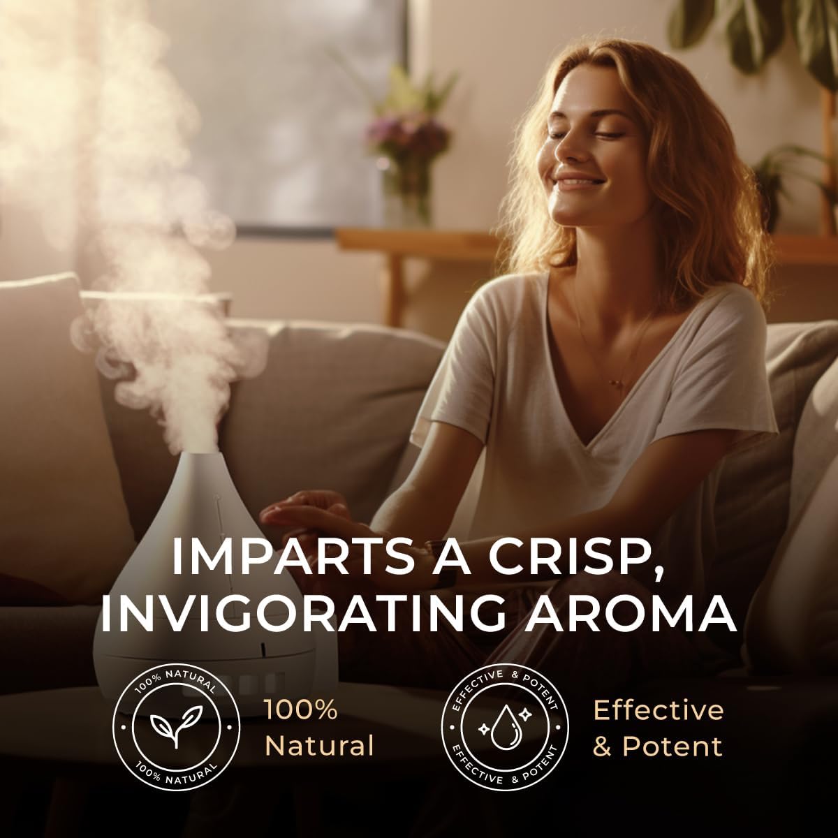 Vlivey®Peppermint Oil for Hair Growth - Therapeutic Mint Essential Oils - Premium Grade Natural Peppermint Essential Oil for Diffuser, Skin & Hair (30ml)