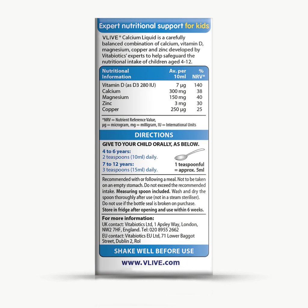 Vlivey®Wellkid Calcium Liquid