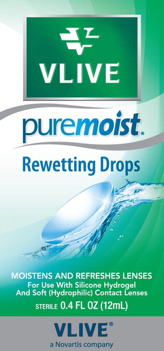 Vlive® Puremoist Rewetting Drops, 12-mL