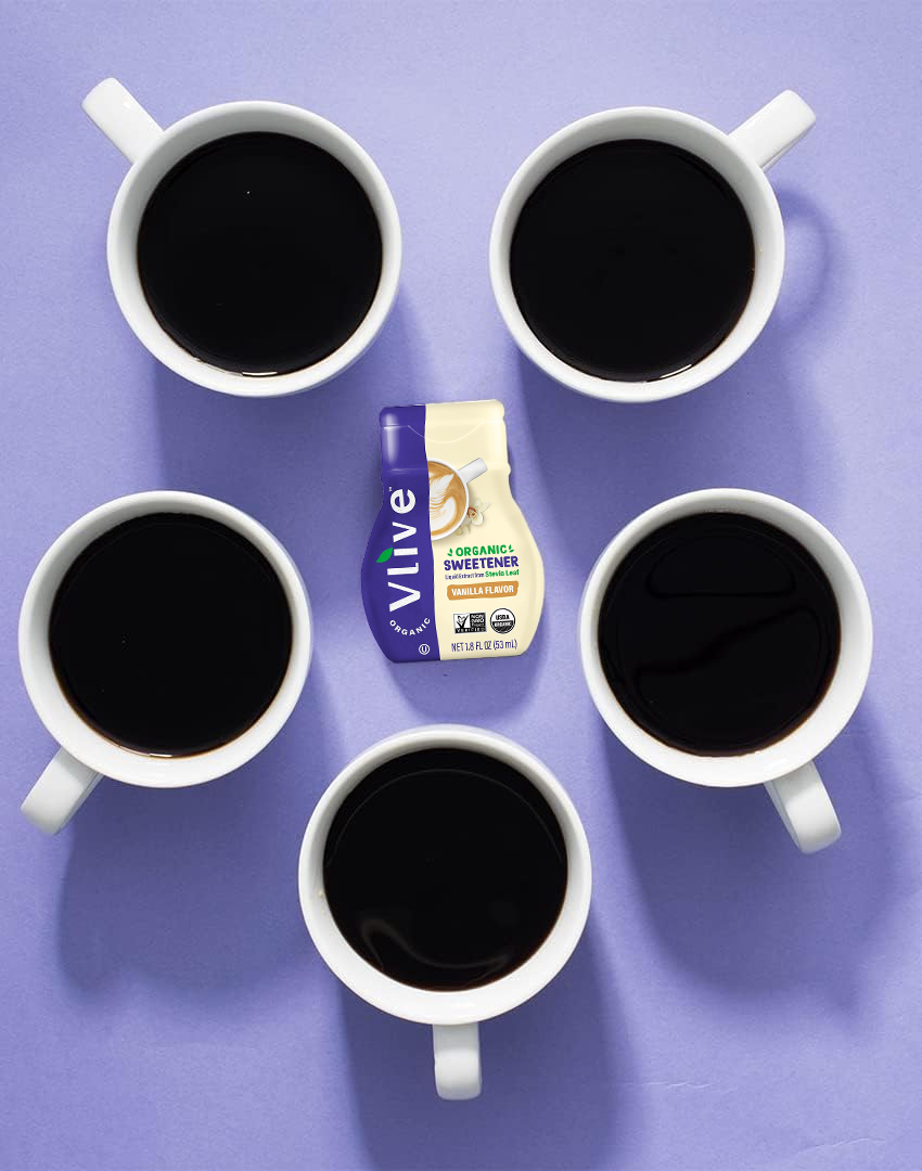 Organic Liquid Vanilla Stevia Drops | Stevia Liquid Sweetener Keto Sugar Substitutes | Zero Calorie, Zero Sugar, Zero Carb | Plant-Based Sugar Free Liquid Stevia Extract |1.8 oz (1 Pack)