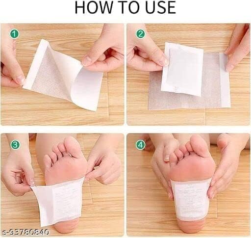 Detox Foot Patches, Pain Free Foot Pads for Stress Relief Sleep, Remove Toxins Cleansing Detox Foot Patches Kit for Release Body (10)