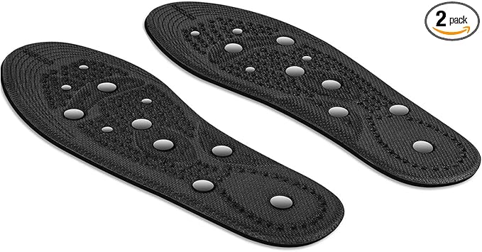 Magnetic Insoles, Orthopedic Insoles for Acupressure, for Acupressure Magnetic Massage Insoles Footwear Insoles for Men Women, Prevention of Fasciitis (41-46)