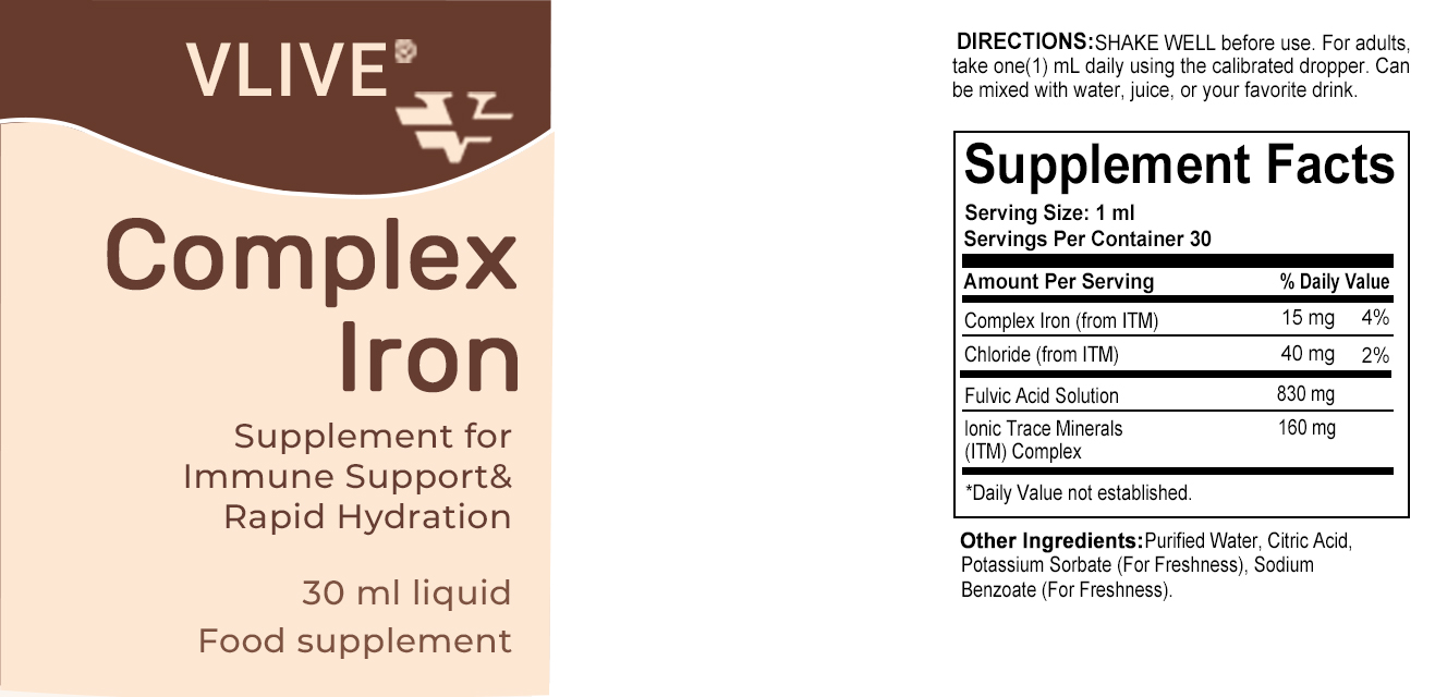 VLive®COMPLEX Iron 30ml