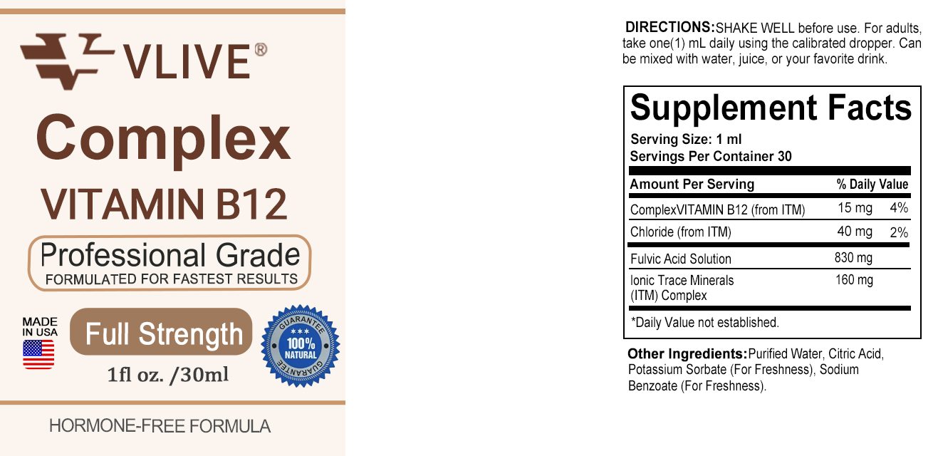 VLive®Complex Vitamin B12 30ml