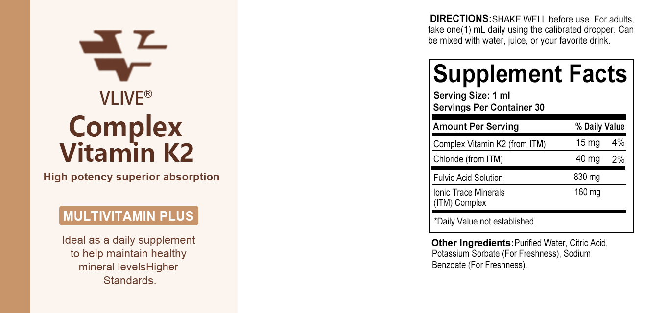 VLive®Complex Vitamin K2 30ml