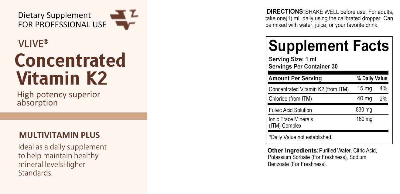 Vlive®Concentrated Vitamin K2 30ml