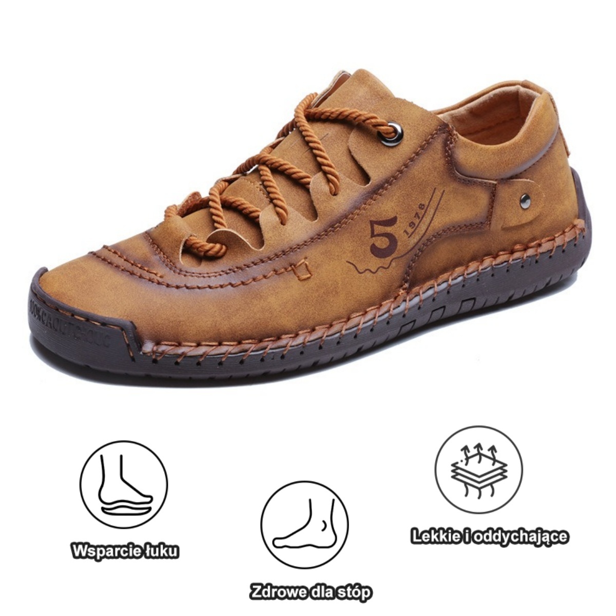 【🎁Dzisiaj 50% zniżki - Nie przegap】 Ergonomicznie zaprojektowane buty ortopedyczne - Łagodzą ból stawów 👞 Zmniejszają nacisk podczas chodzenia