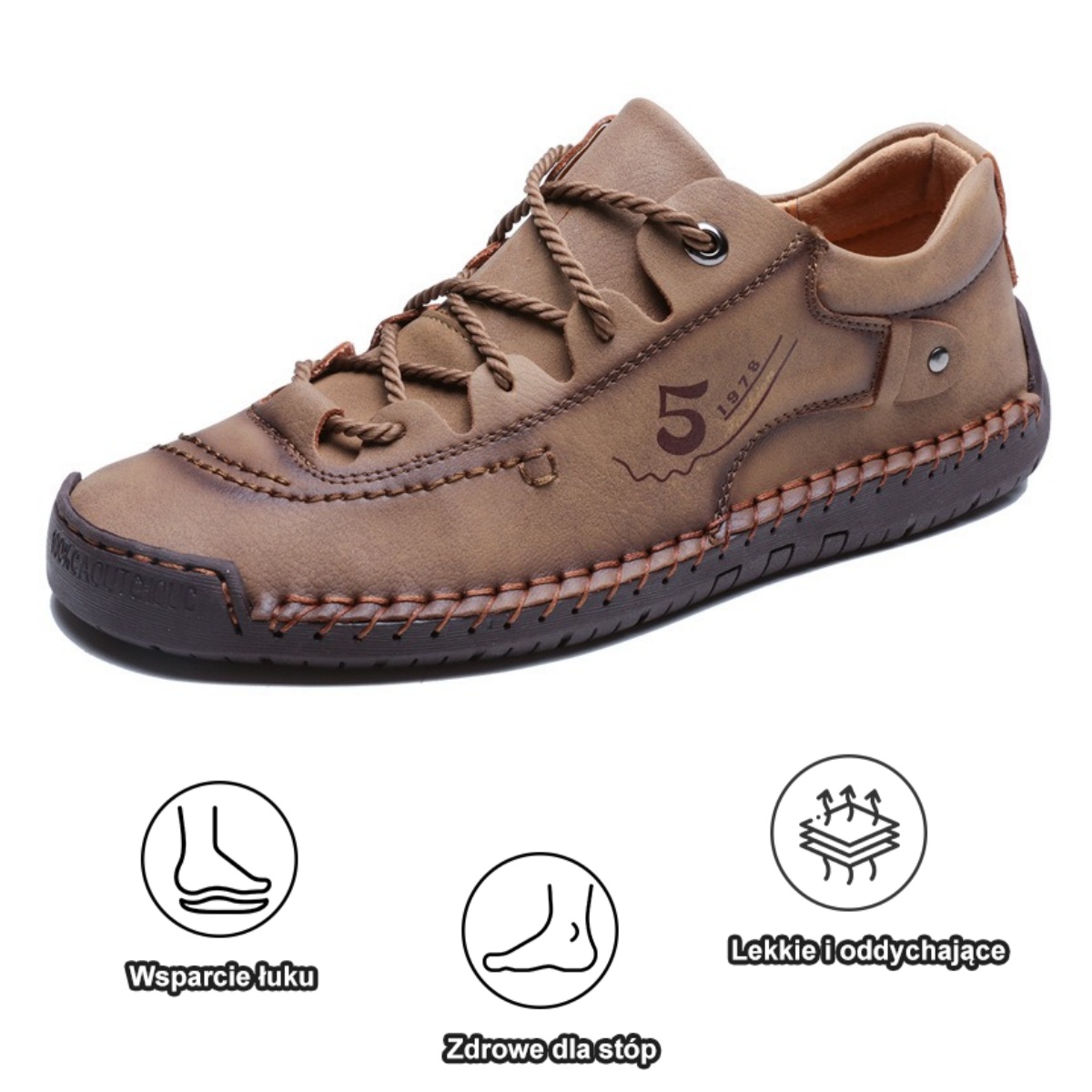 【🎁Dzisiaj 50% zniżki - Nie przegap】 Ergonomicznie zaprojektowane buty ortopedyczne - Łagodzą ból stawów 👞 Zmniejszają nacisk podczas chodzenia