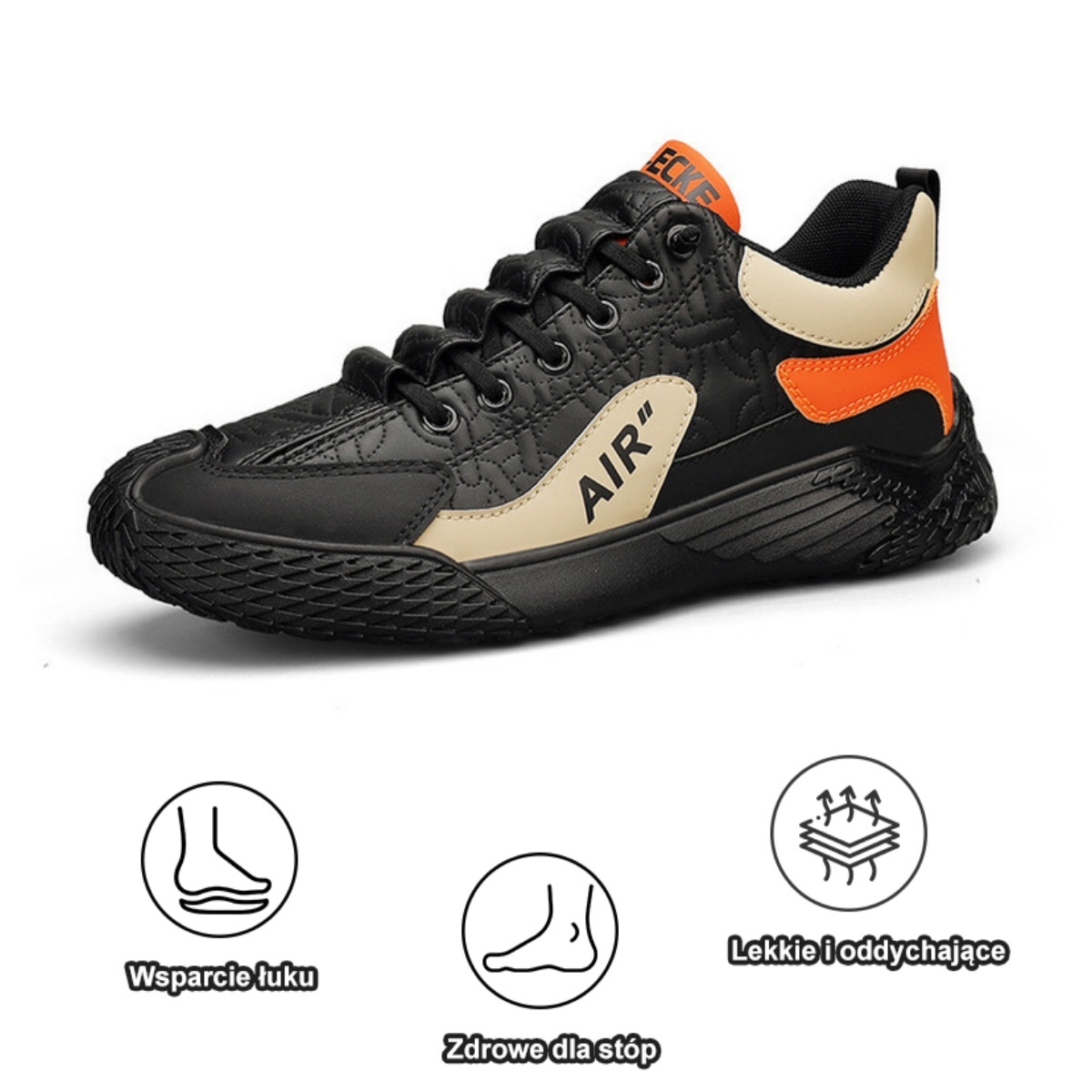 [🎁Dzisiaj połowa ceny - nie przegap] Ergonomicznie zaprojektowane buty ortopedyczne - wsparcie łuku stopy 👞Łatwe pozbycie się bólu stóp