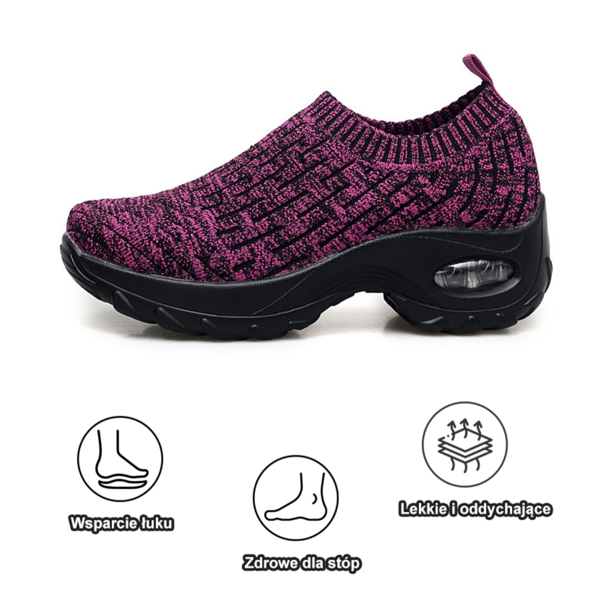 【🔥Dziś połowa ceny - nie przegap】 Ergonomicznie zaprojektowane buty ortopedyczne - konstrukcja z podparciem łuku stopy 👞Łatwo pozbądź się bólu stóp