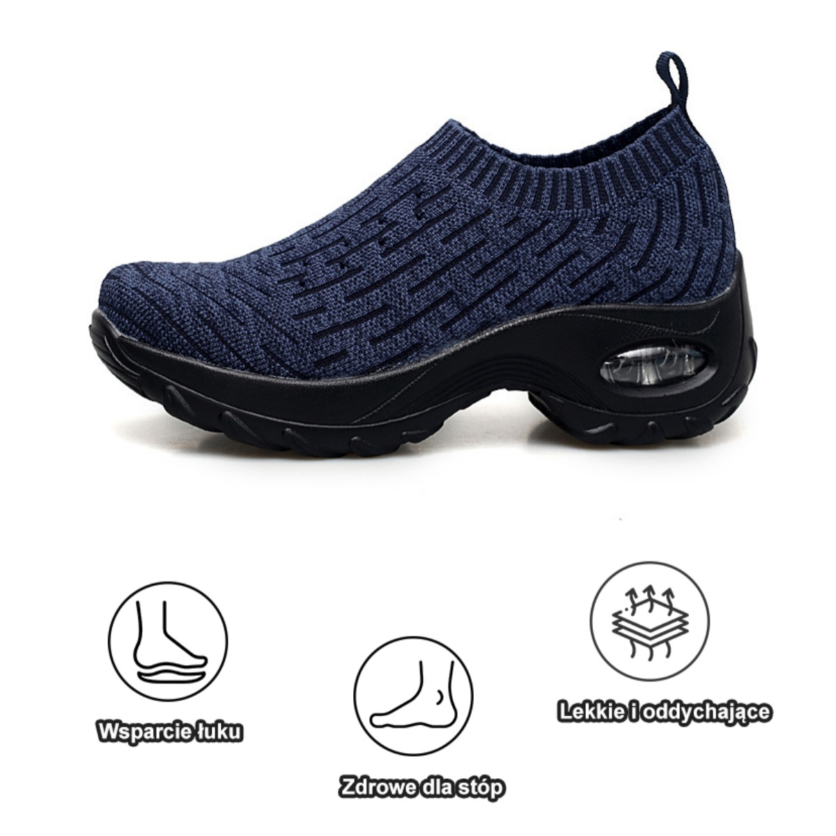 【🔥Dziś połowa ceny - nie przegap】 Ergonomicznie zaprojektowane buty ortopedyczne - konstrukcja z podparciem łuku stopy 👞Łatwo pozbądź się bólu stóp