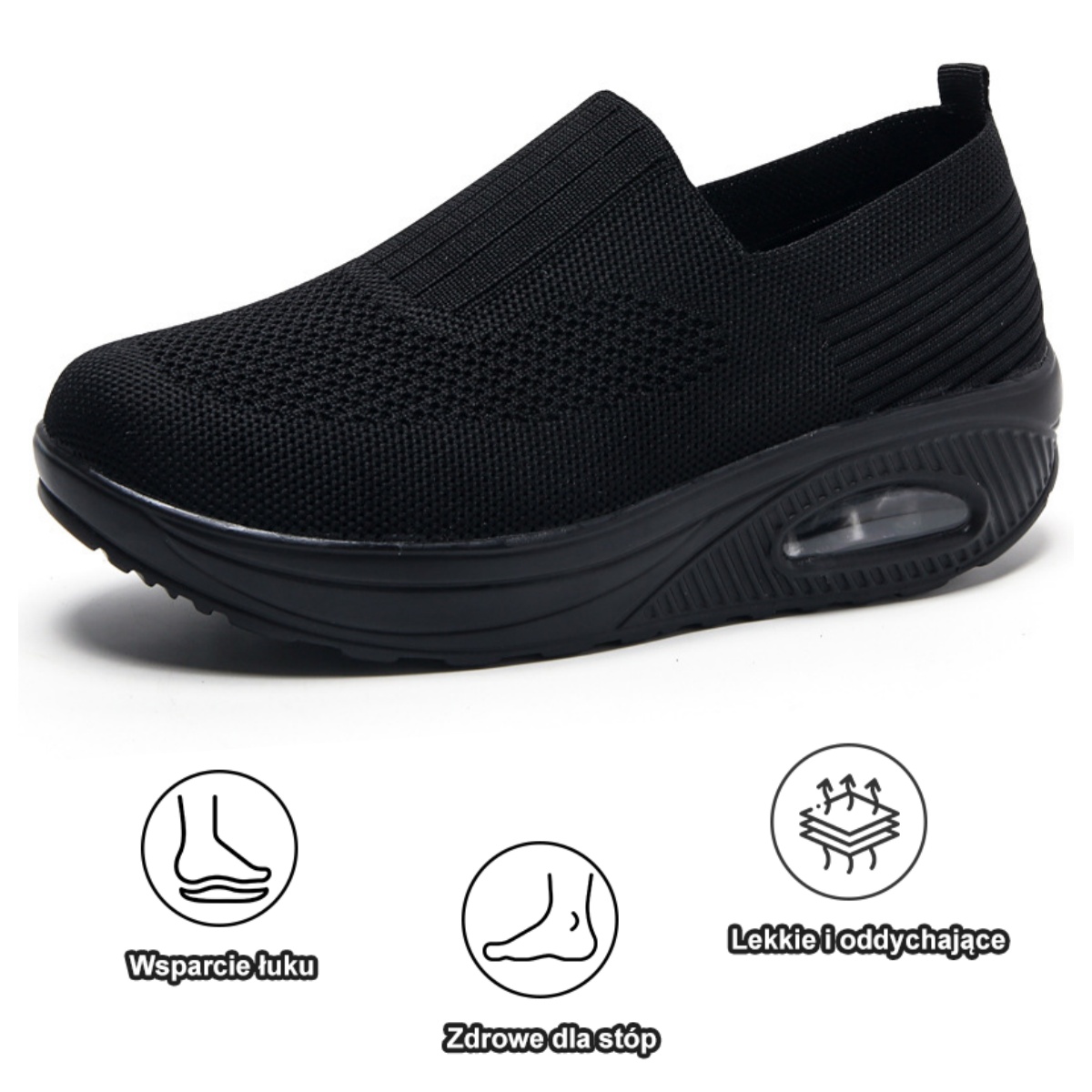 【🔥Dziś połowa ceny - nie przegap】 Ergonomicznie zaprojektowane buty ortopedyczne - konstrukcja z podparciem łuku stopy 👞Łatwo pozbądź się bólu stóp