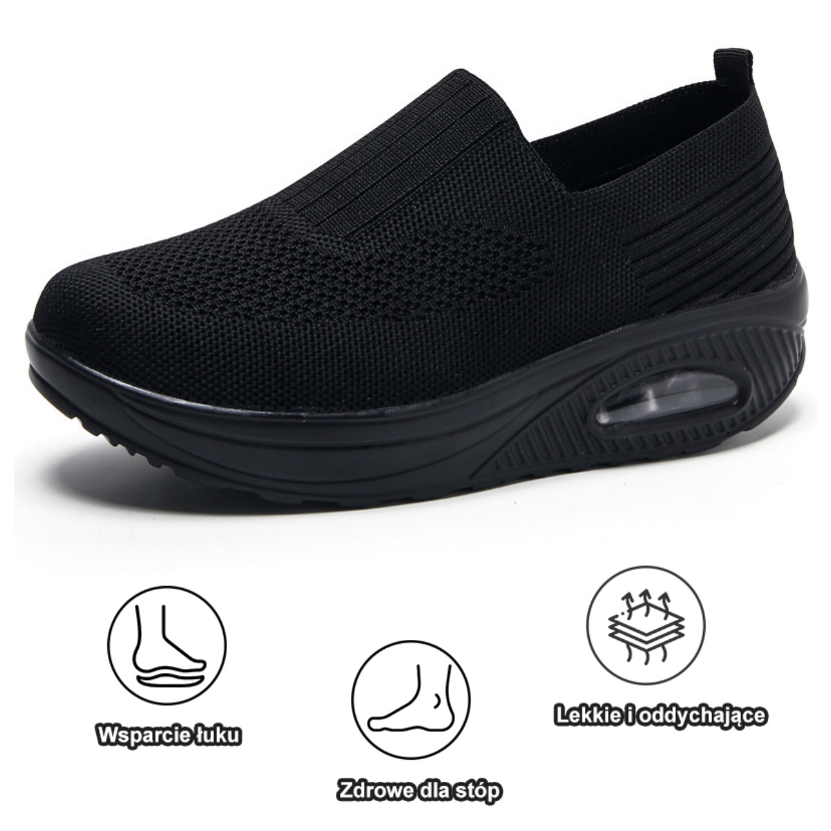 【🔥Dziś połowa ceny - nie przegap】 Ergonomicznie zaprojektowane buty ortopedyczne - konstrukcja z podparciem łuku stopy 👞Łatwo pozbądź się bólu stóp