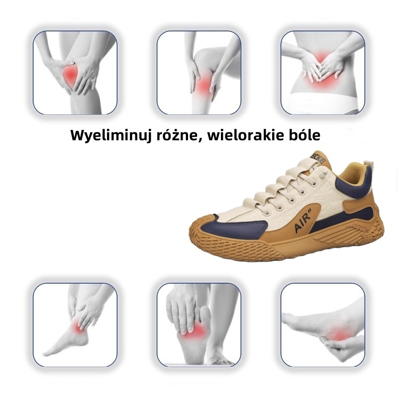 [🎁Dzisiaj połowa ceny - nie przegap] Ergonomicznie zaprojektowane buty ortopedyczne - wsparcie łuku stopy 👞Łatwe pozbycie się bólu stóp