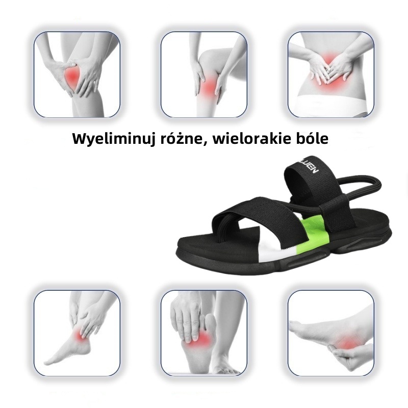 [🎁Dziś połowa ceny - nie przegap] Ergonomicznie zaprojektowane sandały ortopedyczne - bezbolesne chodzenie 👞 sprawiają, że chodzenie jest bardziej komfortowe