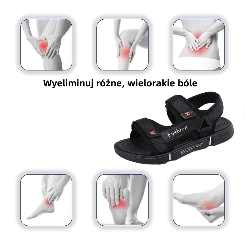 [🎁Dziś połowa ceny - nie przegap] Ergonomicznie zaprojektowane sandały ortopedyczne - bezbolesne chodzenie 👞 sprawiają, że chodzenie jest bardziej komfortowe