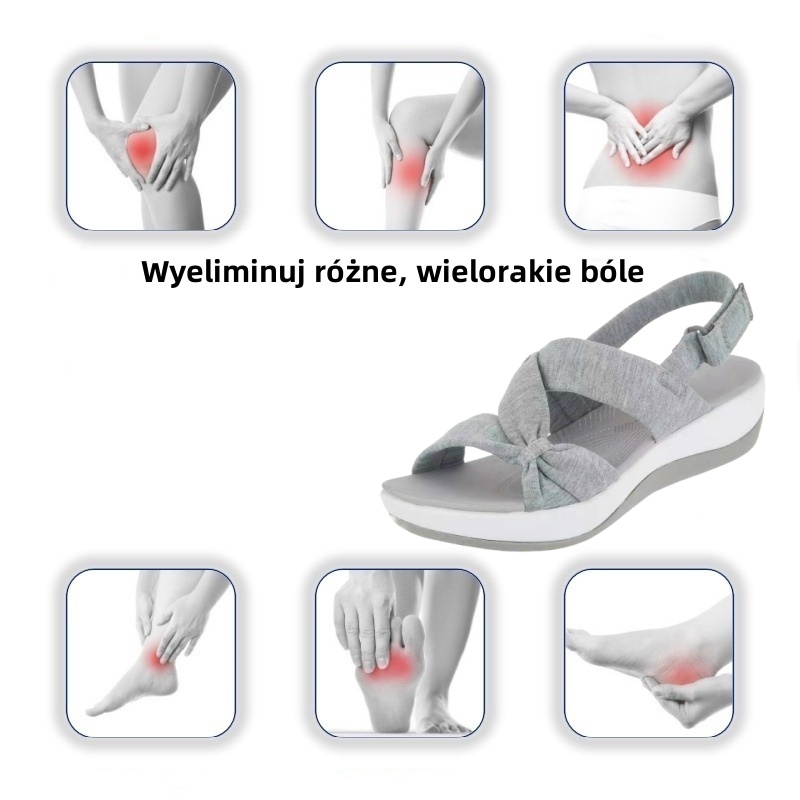 [🎁Dziś połowa ceny - nie przegap] Ergonomicznie zaprojektowane sandały ortopedyczne - bezbolesne chodzenie 👞 sprawiają, że chodzenie jest bardziej komfortowe
